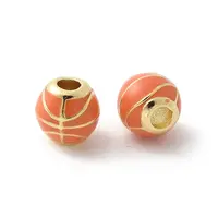 Brass Enamel Beads