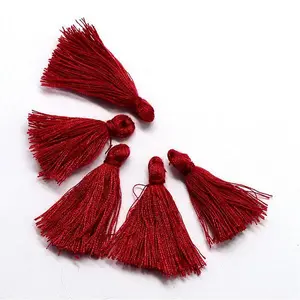 Handmade Polycotton(Polyester Cotton) Tassel Decorations