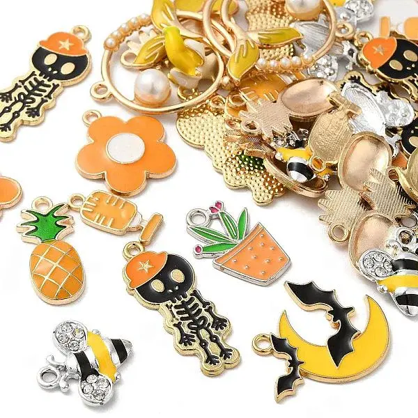 Alloy Enamel Pendants