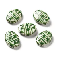 Handmade Printed Porcelain Beads