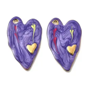 304 Stainless Steel Enamel Pendants