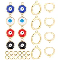 DIY Colorful Evil Eye Earring Making Kit