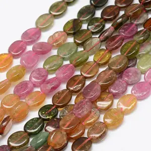 Natural Multicolor Tourmaline Beads Strands