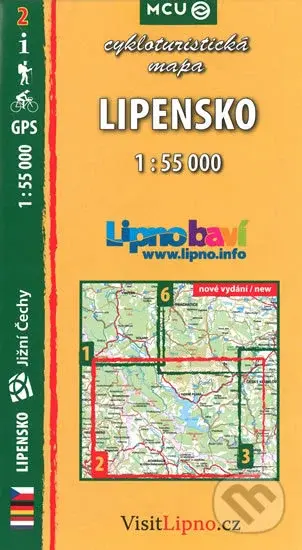 Lipensko 1:55 000 (cykloturistická mapa)