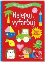 Cestou do škôlky: Nalepuj a vyfarbuj 5+ - kniha z kategorie Omalovánky