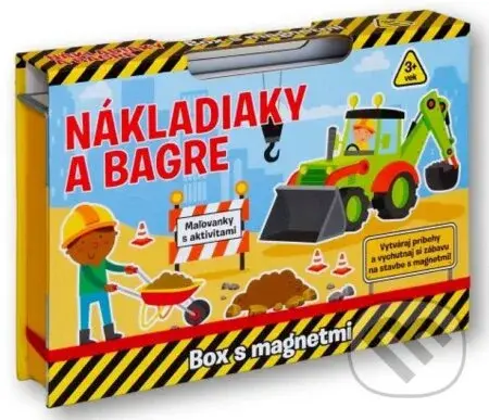 Nákladiaky a bagre - Maľovanky s aktivitami - kniha z kategorie Pro děti