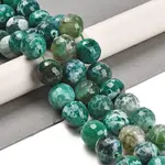 Natural Fire Crackle Agate Beads Strands
