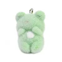 Flocky Opaque Resin Pendants