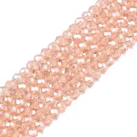 Electroplate Glass Beads Strands