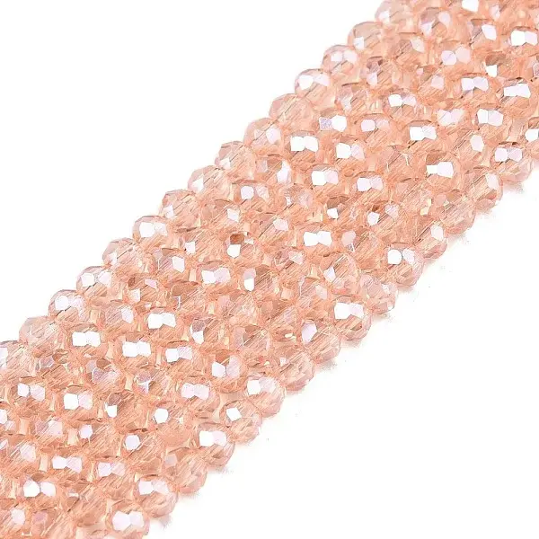 Electroplate Glass Beads Strands