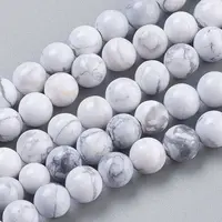 Natural Howlite Beads Strands