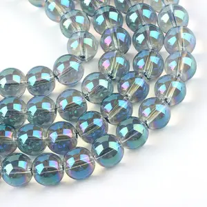 Electroplate Glass Beads Strands