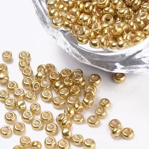 Plated 3/0 Glass Seed Beads