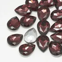 Pointed Back Glass Rhinestone Cabochons
