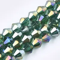 Electroplate Glass Beads Strands