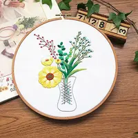 Flower Pattern DIY Embroidery Starter Kits