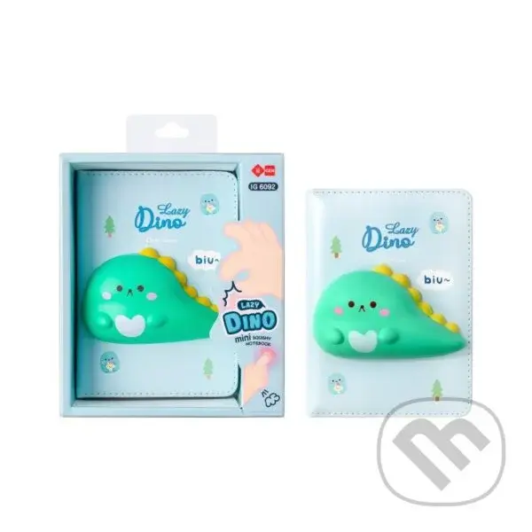 Squishy mini zápisník Dino,Squishy mini zápisník Dino
