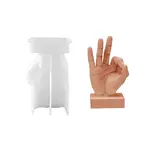 OK Gesture Display Silicone Statue Molds
