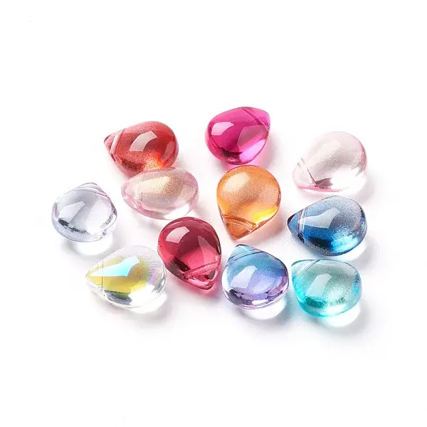Electroplate Transparent Glass Beads
