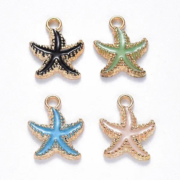 Alloy Enamel Pendants