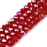 Electroplate Glass Beads Strands