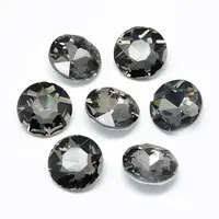 Pointed Back Glass Rhinestone Cabochons