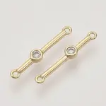 Brass Cubic Zirconia Links connectors