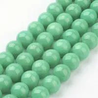 Natural Mashan Jade Round Beads Strands