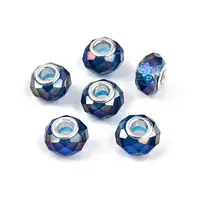 Transparent Glass European Beads