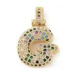 Brass Micro Pave Cubic Zirconia Pendants
