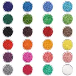 24 Colors Grade A Glass Seed Beads Sets