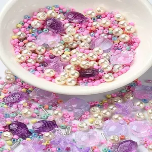 Ocean Theme Diy Painted Glass Beads