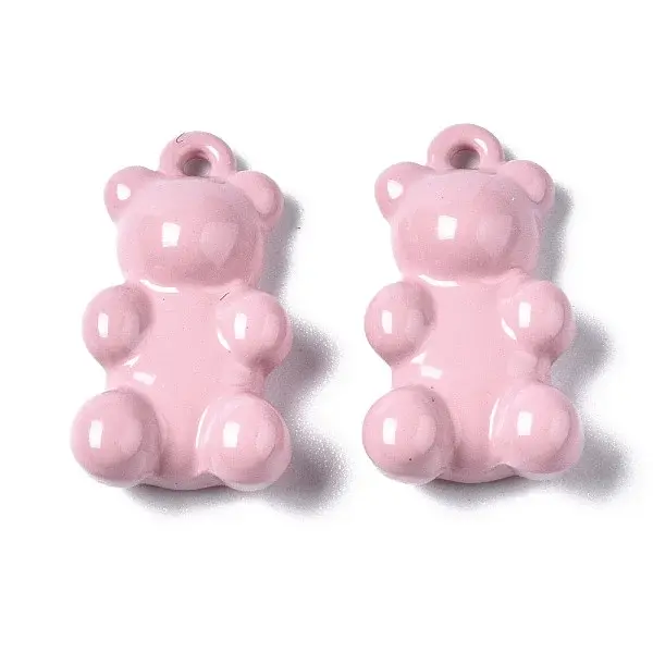 Spray Painted Alloy Pendants