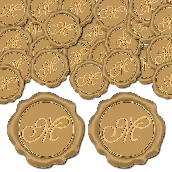 100Pcs Adhesive Wax Seal Stickers