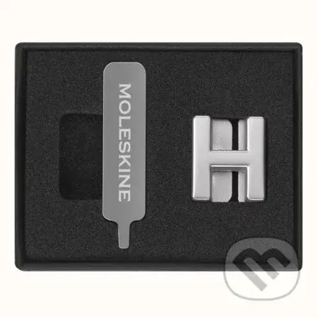 Moleskine  - ozdoba na zápisník – písmeno H