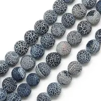 Natural Weathered Agate Bead Strands