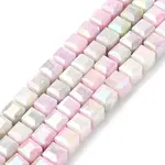 Electroplate Opaque Glass Beads Strands