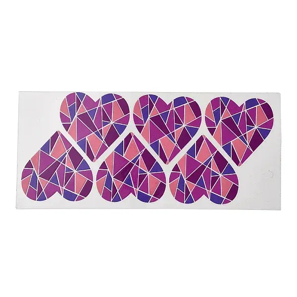 Clear Film Rub on Transfer Stickers for Glass Cups