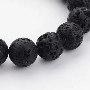 Natural Lava Rock Beads Strands