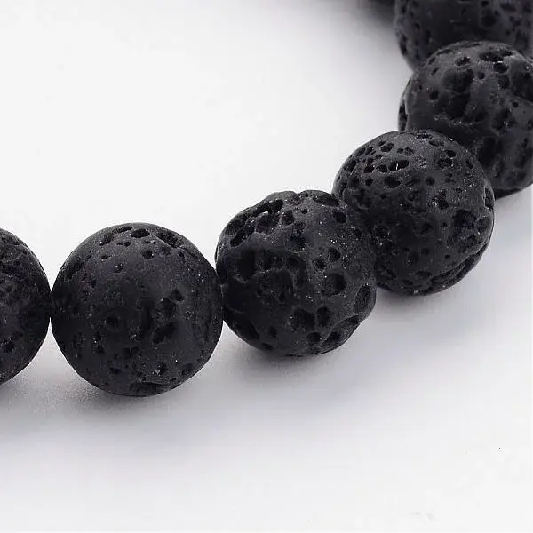 Natural Lava Rock Beads Strands
