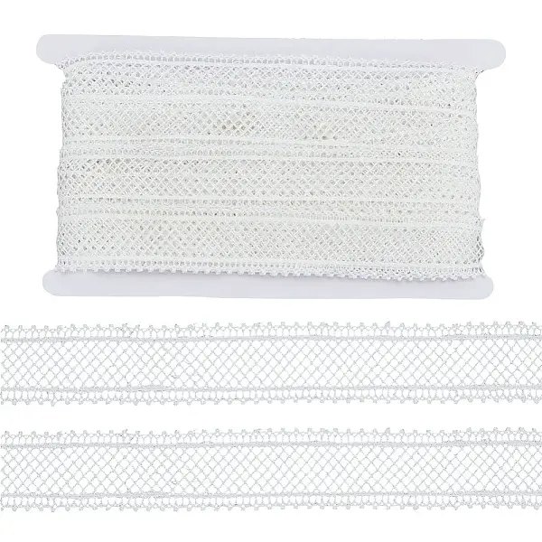 15 Yards Polyester Mesh Lace Ribbon
