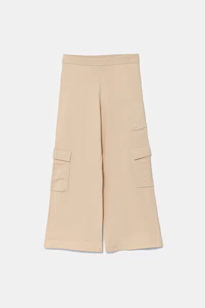 Dětské tepláky Guess béžová barva, J5RB13 Z3KS0
