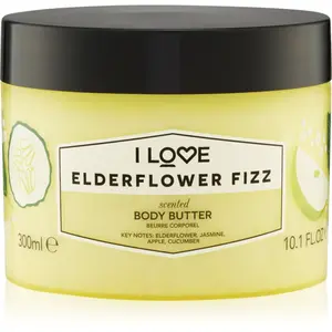 I Love Elderflower Fizz tělové máslo 330 ml