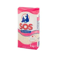 SOS Rýže dlouhozrnná Basmati 1 kg