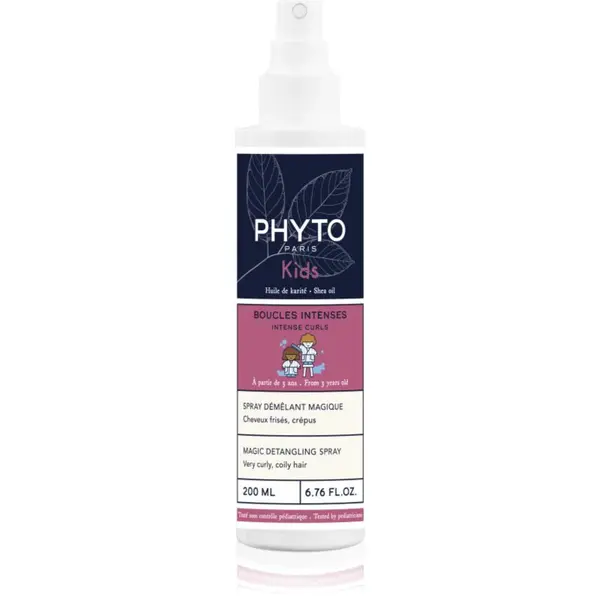 Phyto Kids Intense Curls Magic Detangling Spray sprej pro snadné rozčesání vlasů pro kudrnaté vlasy 200 ml