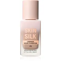 Revolution Skin Silk Serum Foundation lehký make-up s rozjasňujícím účinkem odstín F3 23 ml