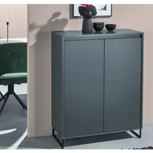 Skříňka Cologne, 80 cm, antracitová