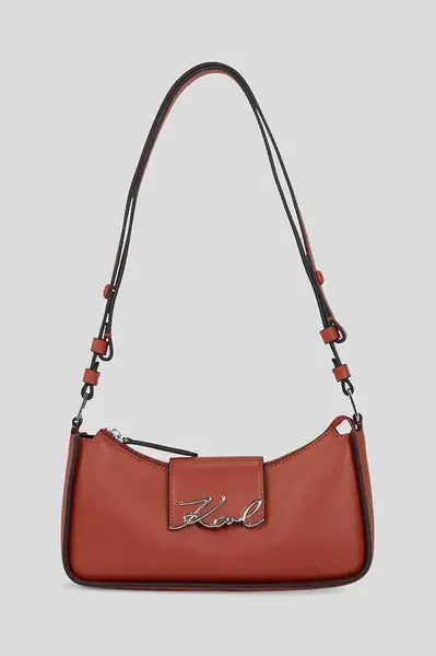 Kabelka Karl Lagerfeld K/SIGNATURE červená barva, A3W30290