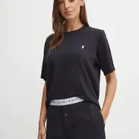 Pyžamo Polo Ralph Lauren černá barva