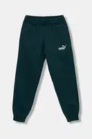 Dětské tepláky Puma ESS No. 1 Logo Sweatpants FL B zelená barva, 684912
